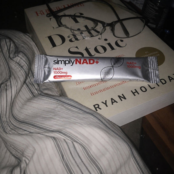 Customer photo — simplyNAD+ liquid NAD+ shot packet