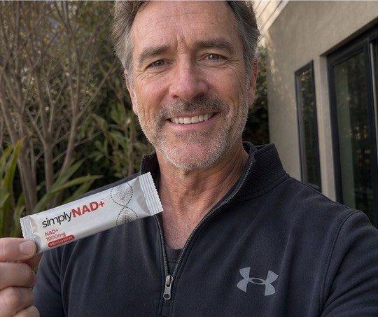 Customer photo — simplyNAD+ liquid NAD+ shot packet