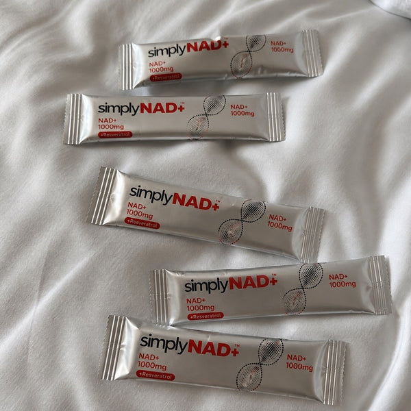 Customer photo — simplyNAD+ liquid NAD+ shot packet